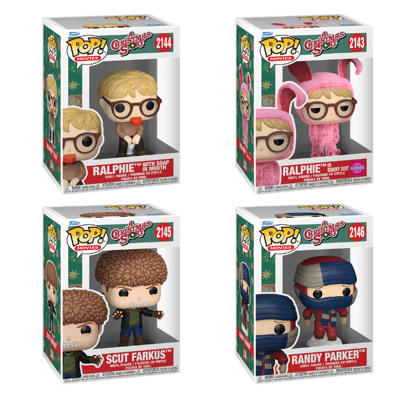 Funko Pop! Movies: A Christmas Story: 4 Pop Bundle
