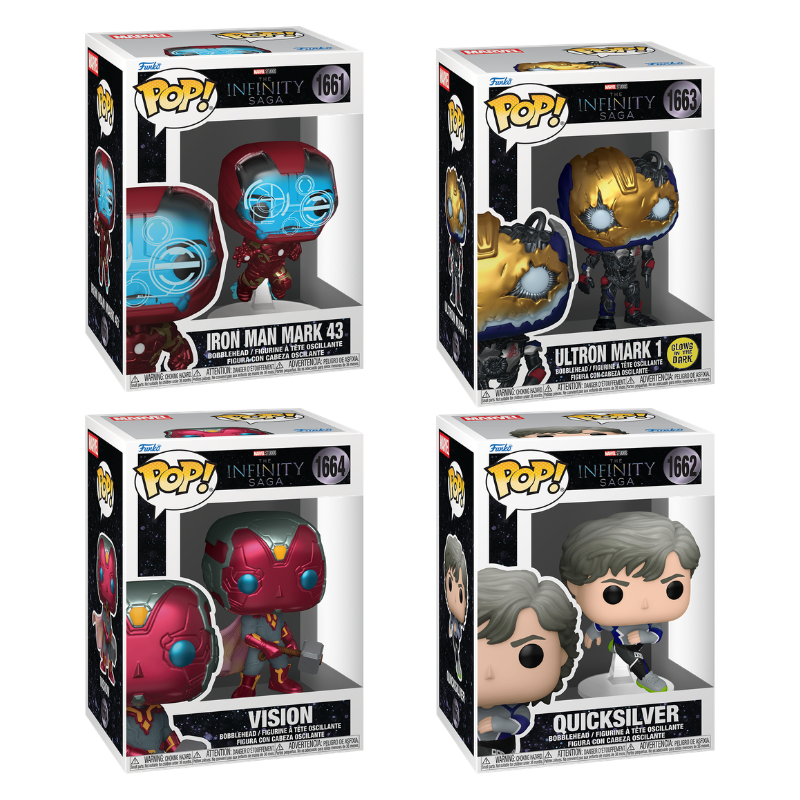 Funko Pop! Marvel: MCU Archives: 4 Pop Bundle