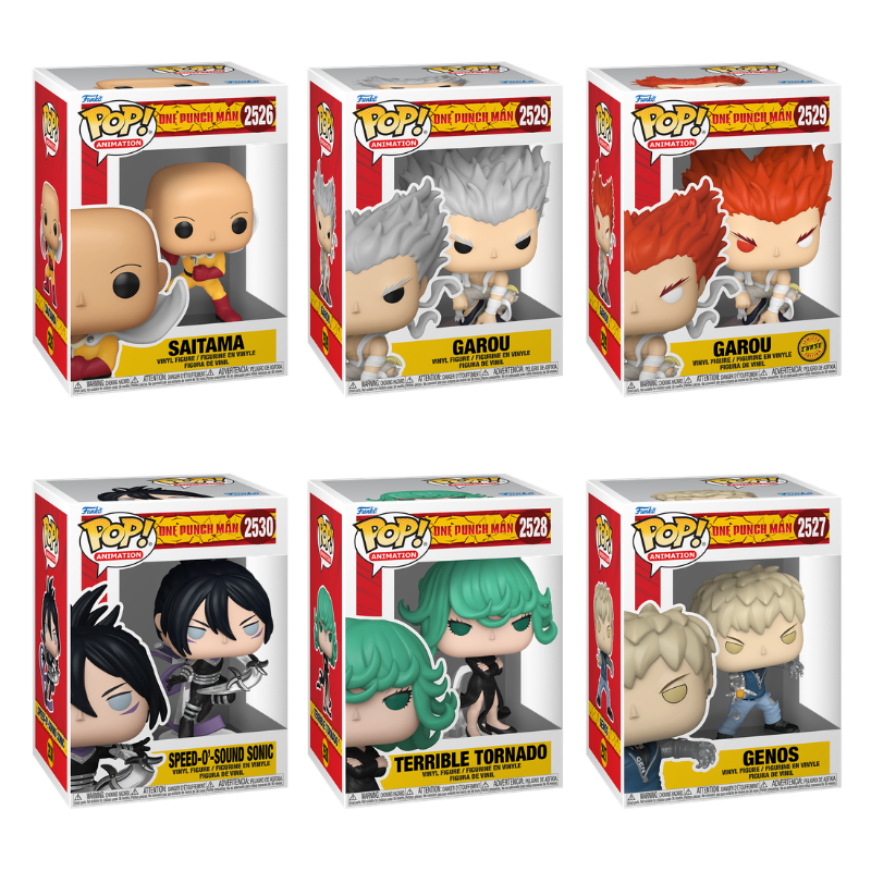 Funko Pop! Animation: One Punch Man: 6 Pop Bundle