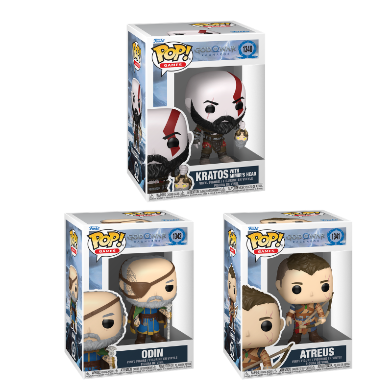 Funko Pop! Games: God of War Ragnorok: 3 Pop Bundle