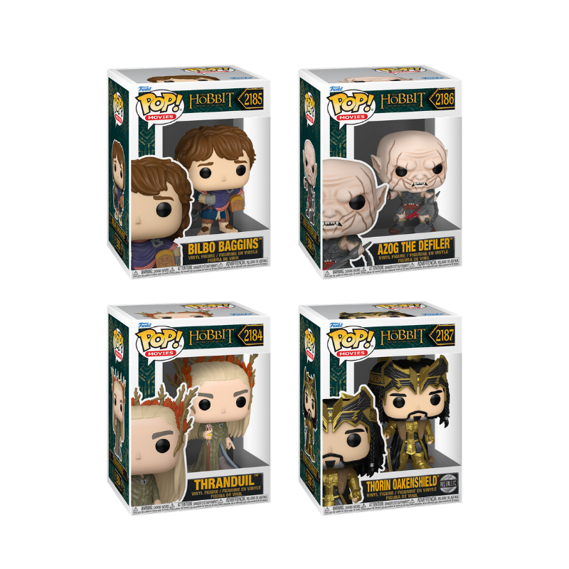 Funko Pop! Movies: The Hobbit: 4 Pop Bundle
