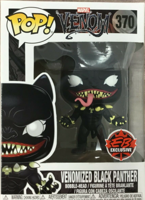 Funko Pop! Marvel: Venomized Black Panther (EB Games Exclusive)