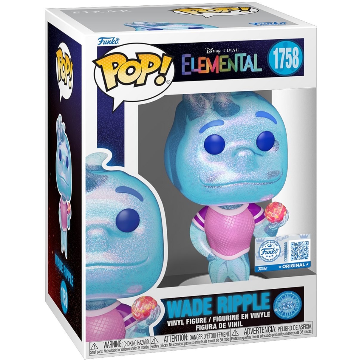 Funko Pop! Disney: Elemental: Wade Ripple (Chase) (Funko Shop Exclusive)