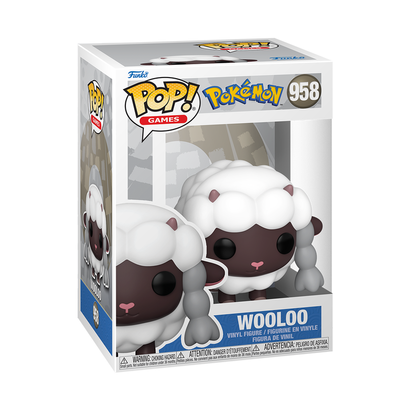 Funko Pop! Games: Pokémon: Wooloo (Box Imperfection)