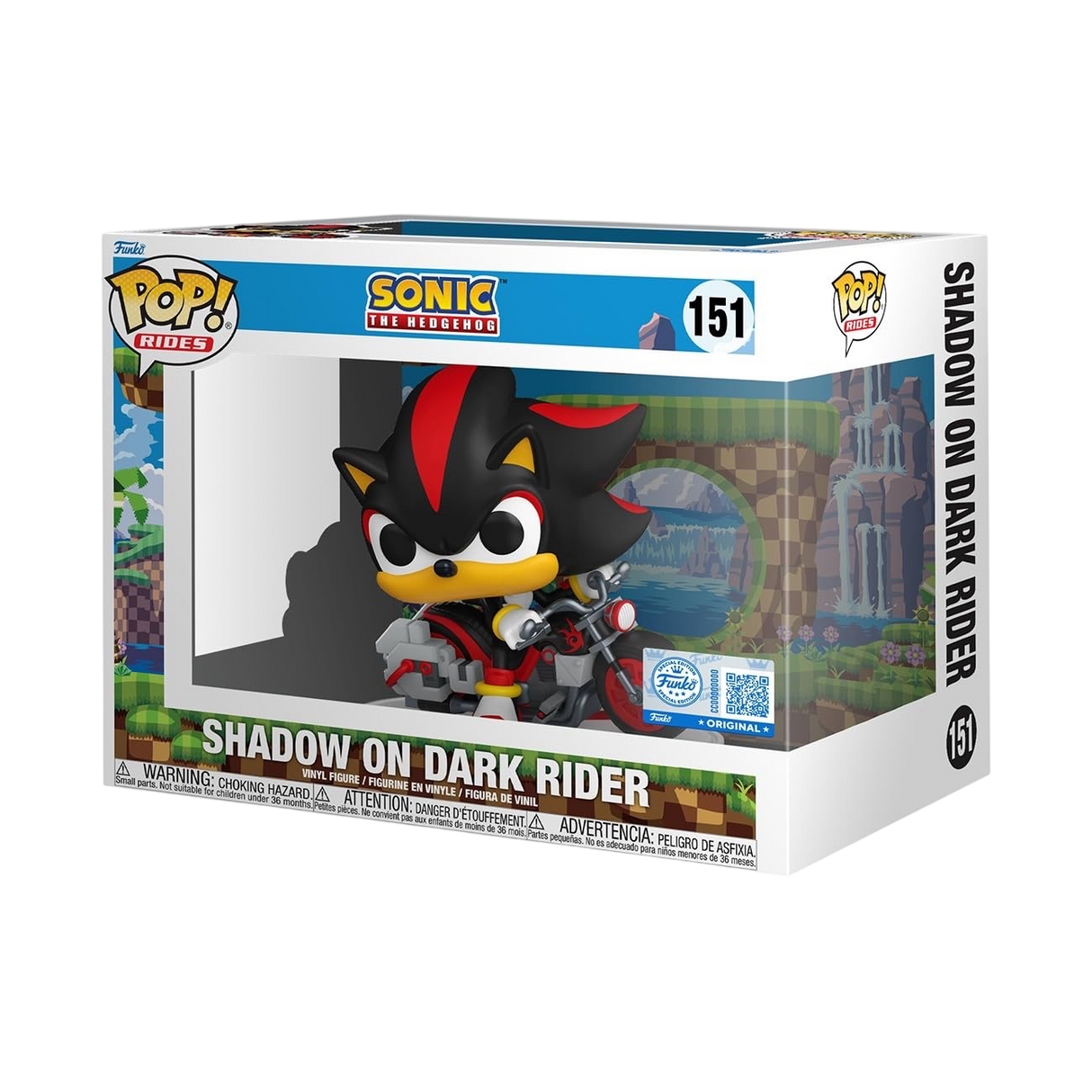 Funko Pop! Rides: Sonic the Hedgehog: Shadow on Dark Rider (Amazon Exclusive)