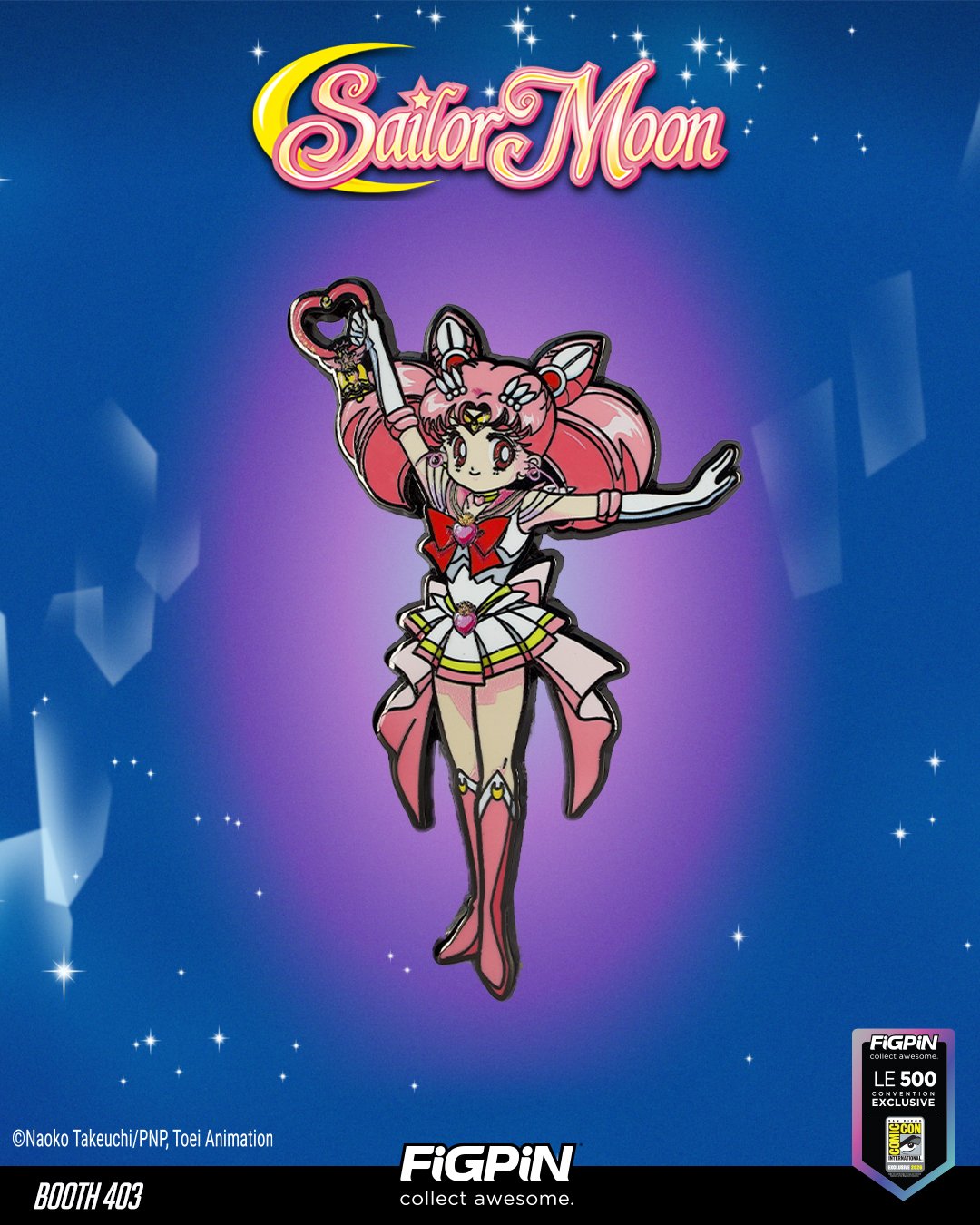 Figpin: Pretty Guardian Sailor Moon – Super Sailor Chibi Moon (2026 SDCC Convention Exclusive)