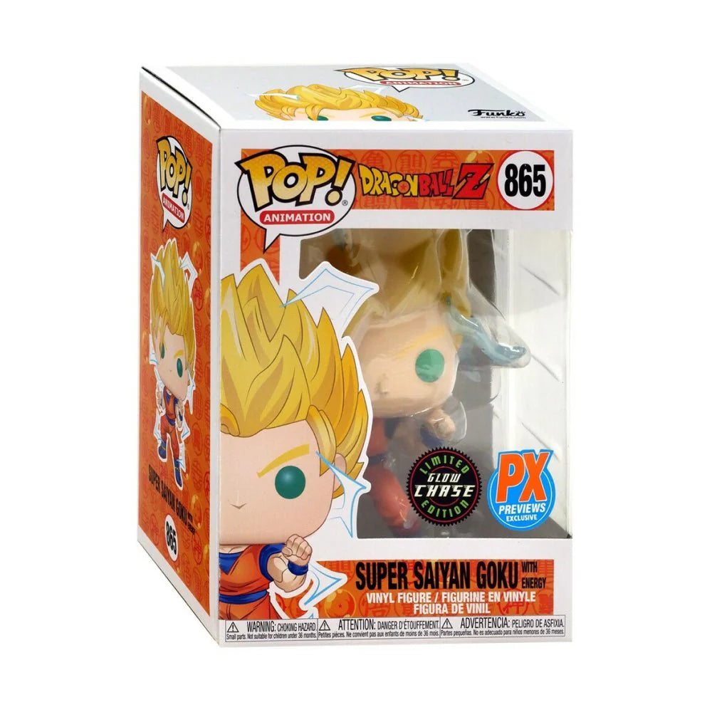 Funko Pop! Animation: Dragon Ball Z: Super Saiyan Goku with Energy (Chase) (PX Previews Exclusive)