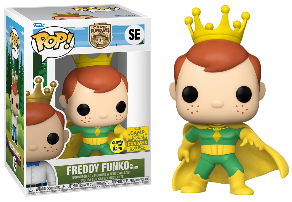 Funko Pop! Funko: Camp Fundays: Freddy Funko As Vision (Fundays 2023 Exclusive L.E 500)