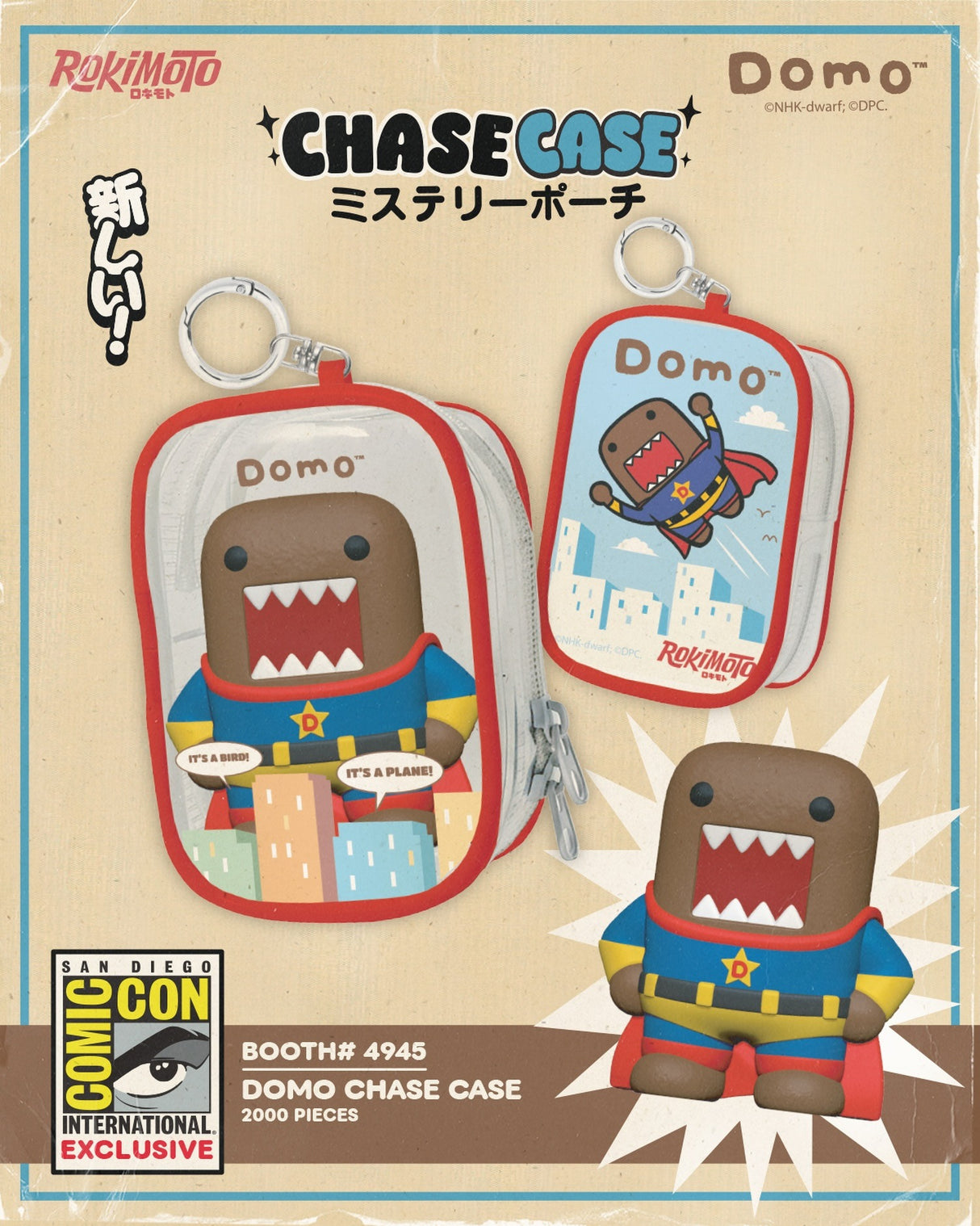 Rokimoto: Chase Case: Domo (2026 SDCC Convention Exclusive)