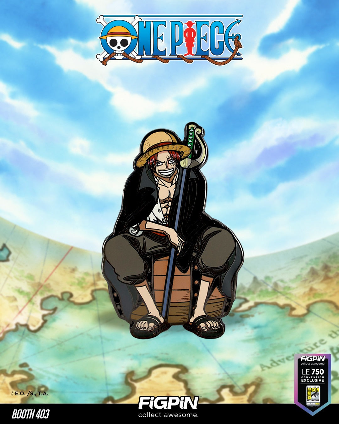 Figpin: One Piece: Shanks (2026 SDCC Convention Exclusive)