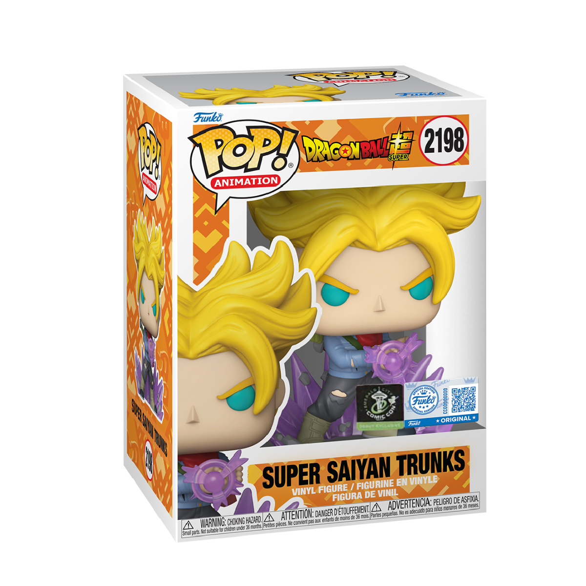 Funko Pop! Animation: Dragon Ball Super: Super Saiyan Trunks (2026 ECCC Debut Exclusive)