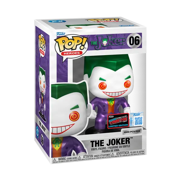 Funko Pop! Mystery: DC Heroes: Joker (Metallic) (L.E 1,000) (2025 NYCC Convention Exclusive)