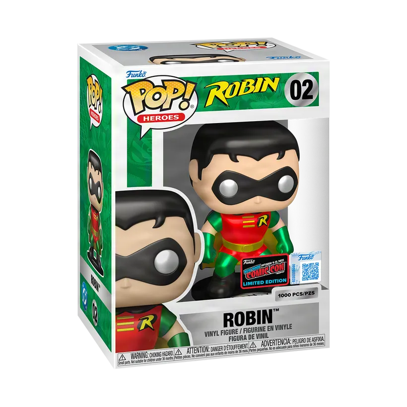 Funko Pop! Mystery: DC Heroes: Robin (LE 1,000) (2025 NYCC Convention Exclusive)