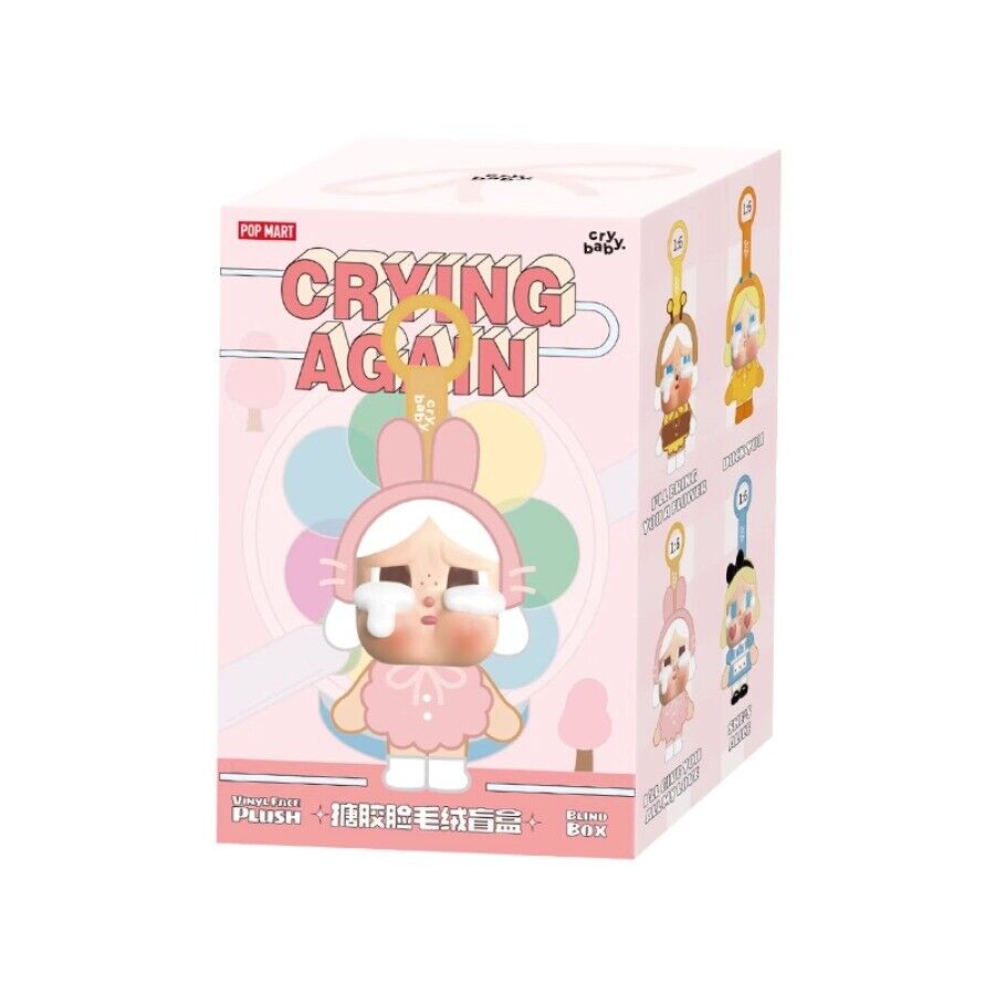 Pop Mart: CRYBABY: Crying Again Series - Vinyl Face Plush Blind Box