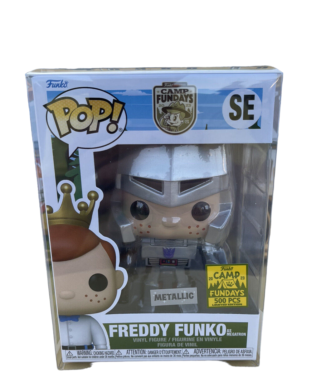 Freddy Funko As Megatron (Metallic) (Fundays 2023 Exclusive L.E 500)