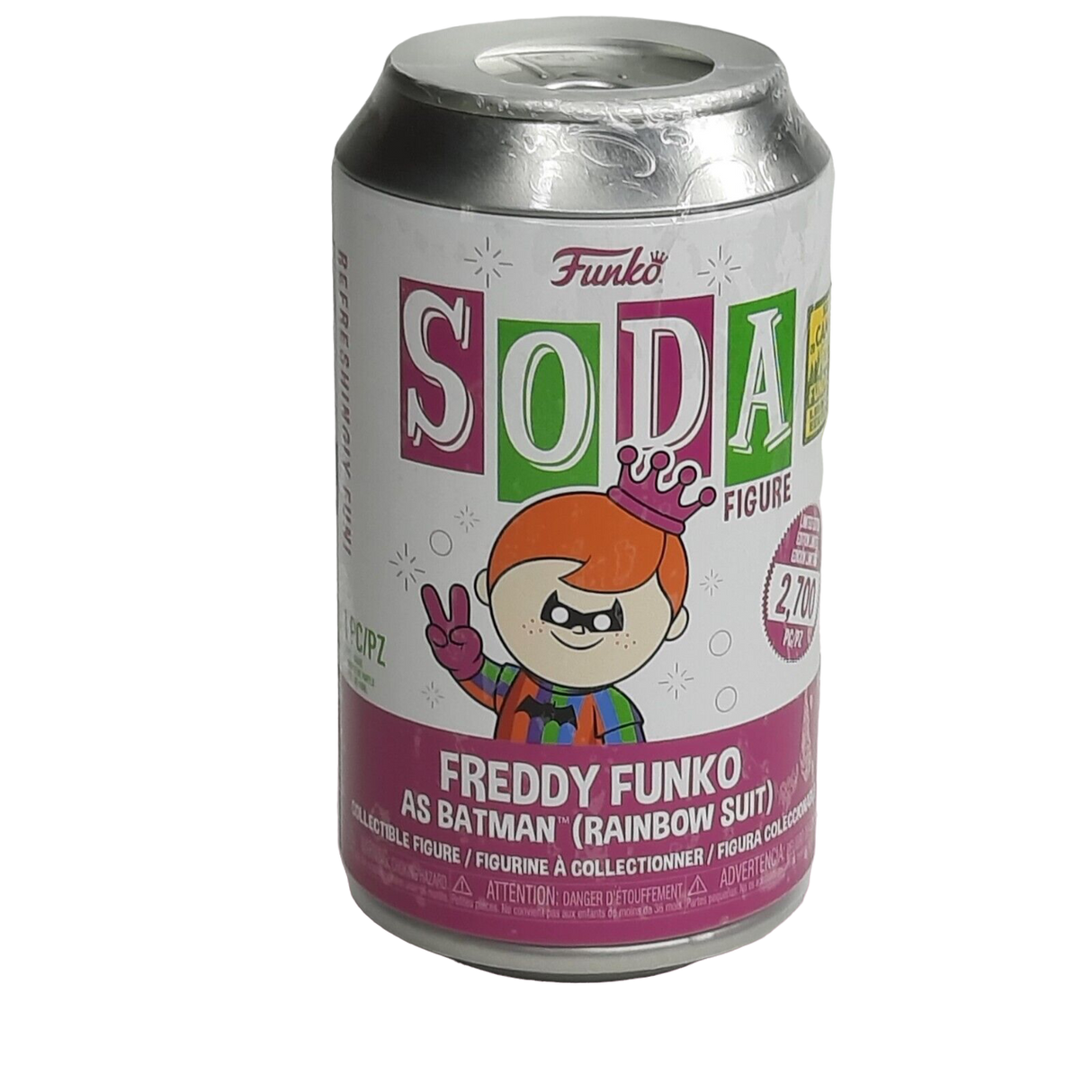 Funko Soda: Camp Fundays: Freddy Funko As Batman (Rainbow Suit) (Fundays 2023 L.E 2,700)