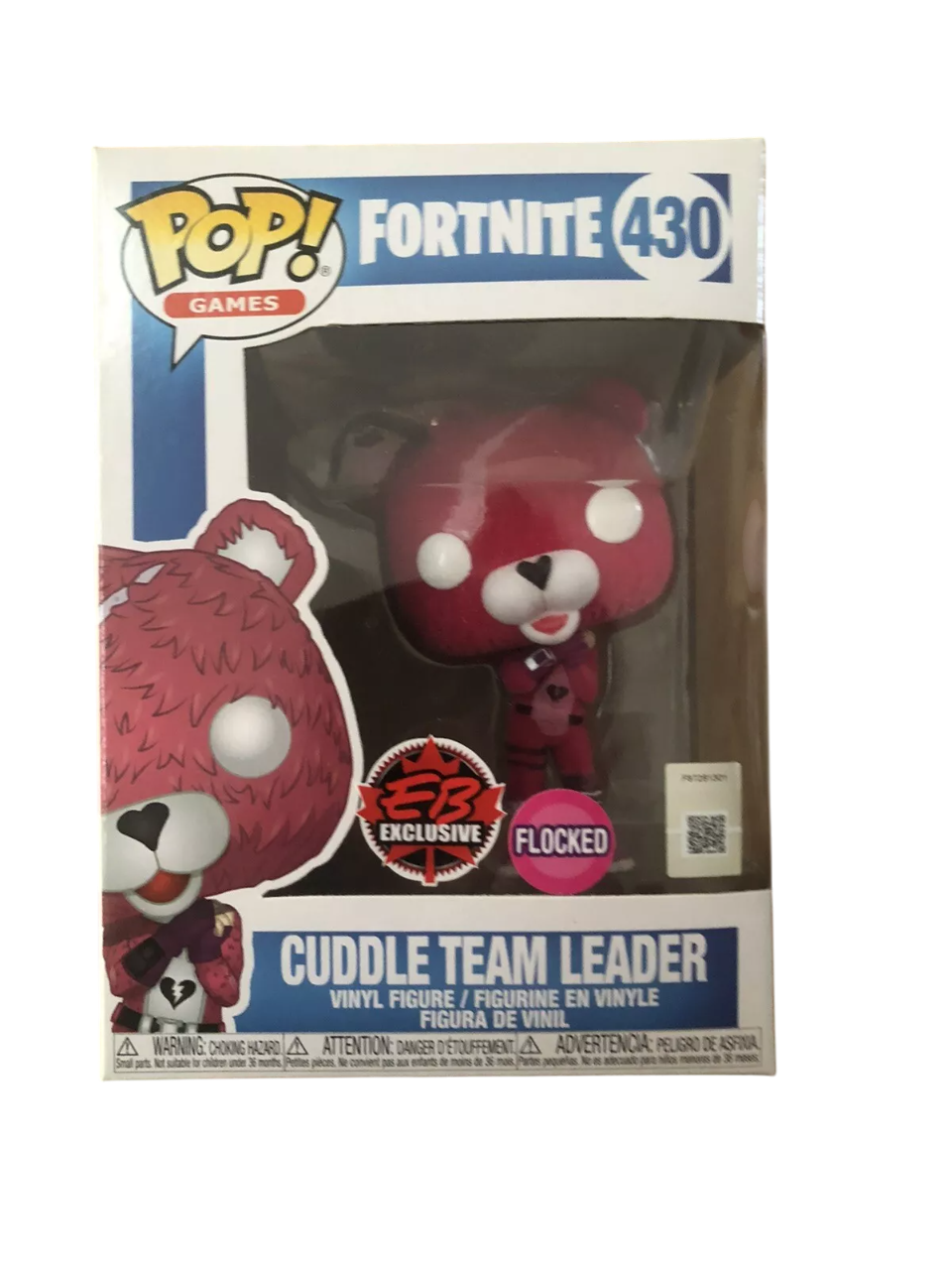 Funko Pop! Games: Fortnite: Cuddle Team Leader (Flocked) (EB Games Canada Exclusive)