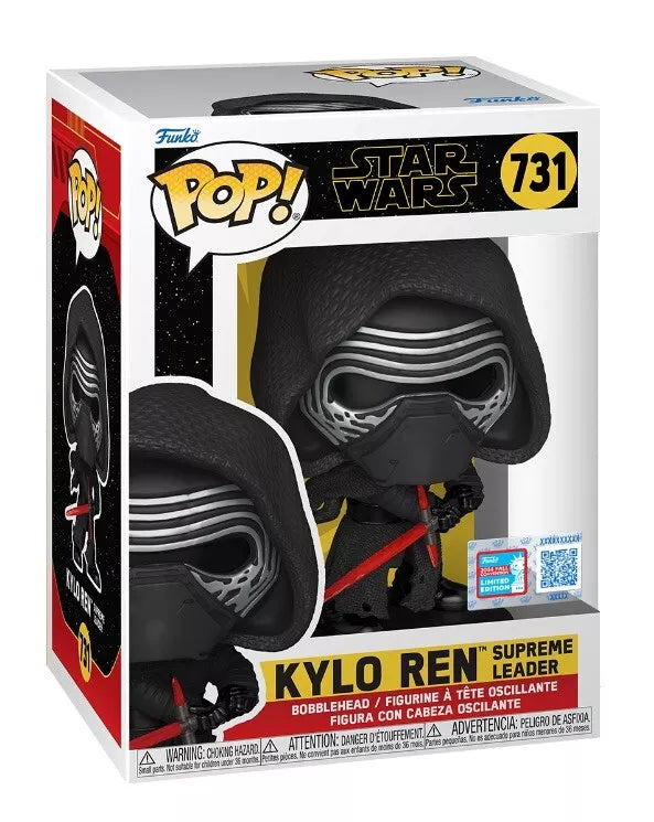 Funko Pop! Star Wars: The Force Awakens: Kylo Ren (Hooded) (2024 NYCC Shared Exclusive)