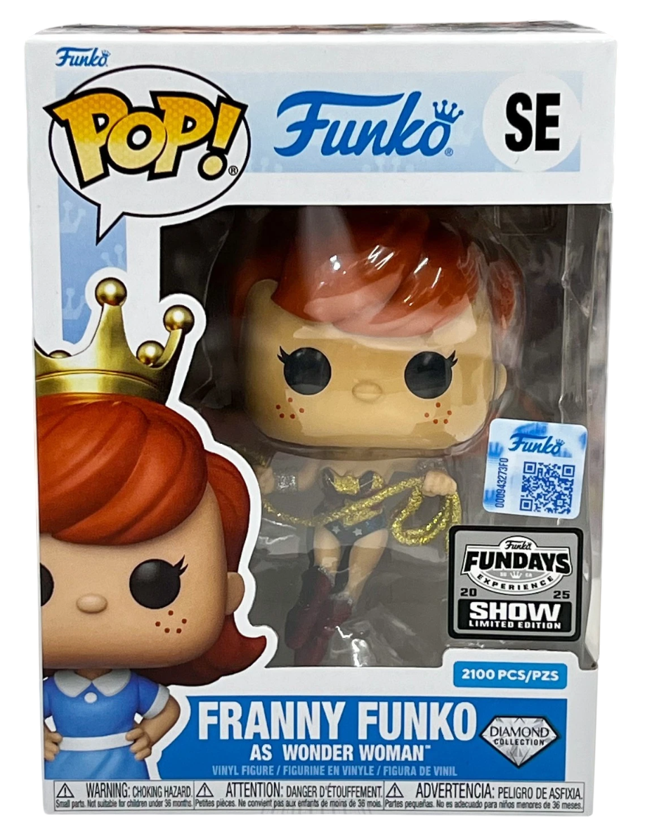 Funko Pop! Franny Funko as Wonder Woman (Diamond Collection) (LE 2,100) (Funko Fundays 2025 Show Exclusive)