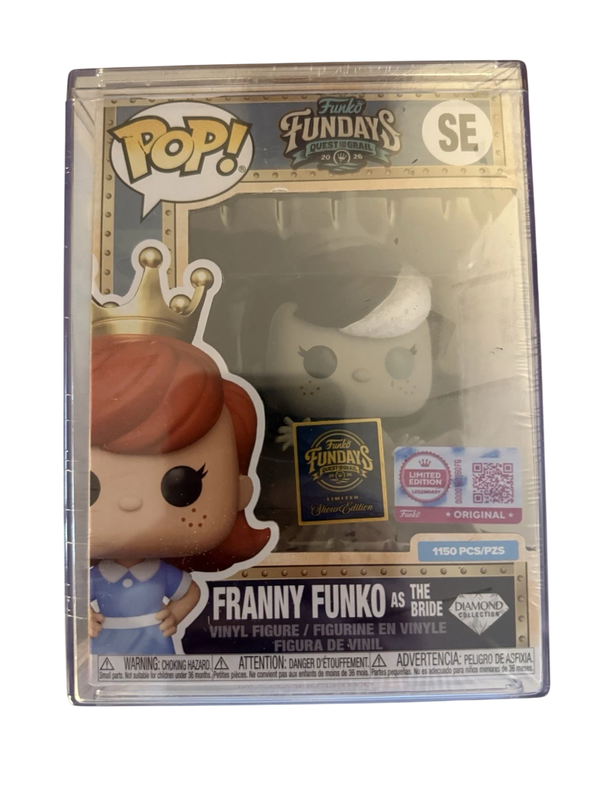 Funko Pop! Funko Fundays Quest for the Grail: Franny as The Bride (Diamond Collection) (LE 1,150) (Funko Legendary Edition) (2026 Fundays Exclusive)