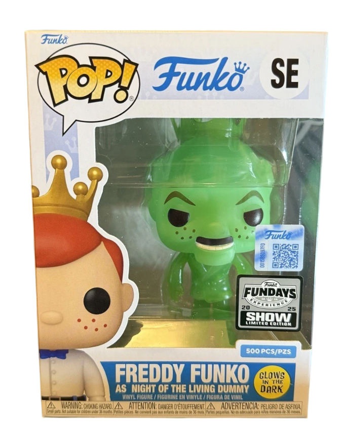 Funko Pop! Freddy Funko as Night of the Living Dummy (Glow) (LE 500) (Funko Fundays 2025 Show Exclusive)