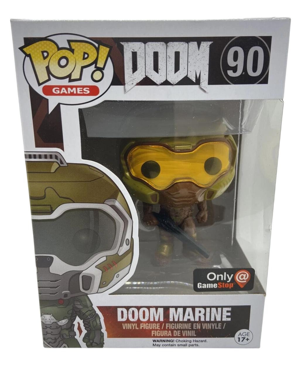 Funko Pop! Games: Doom: Doom Marine (Gold) (GameStop Exclusive)