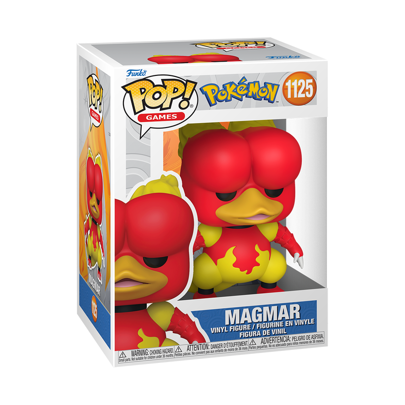 Funko Pop! Games: Pokemon: Magmar (Box Imperfection)