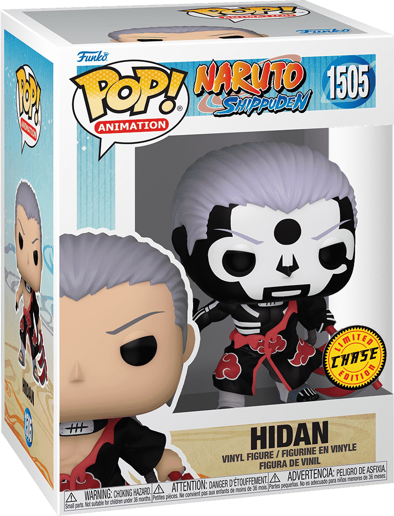 Funko Pop! Animation Naruto Shippuden Hidan Chase figure with detailed character design and iconic pose.