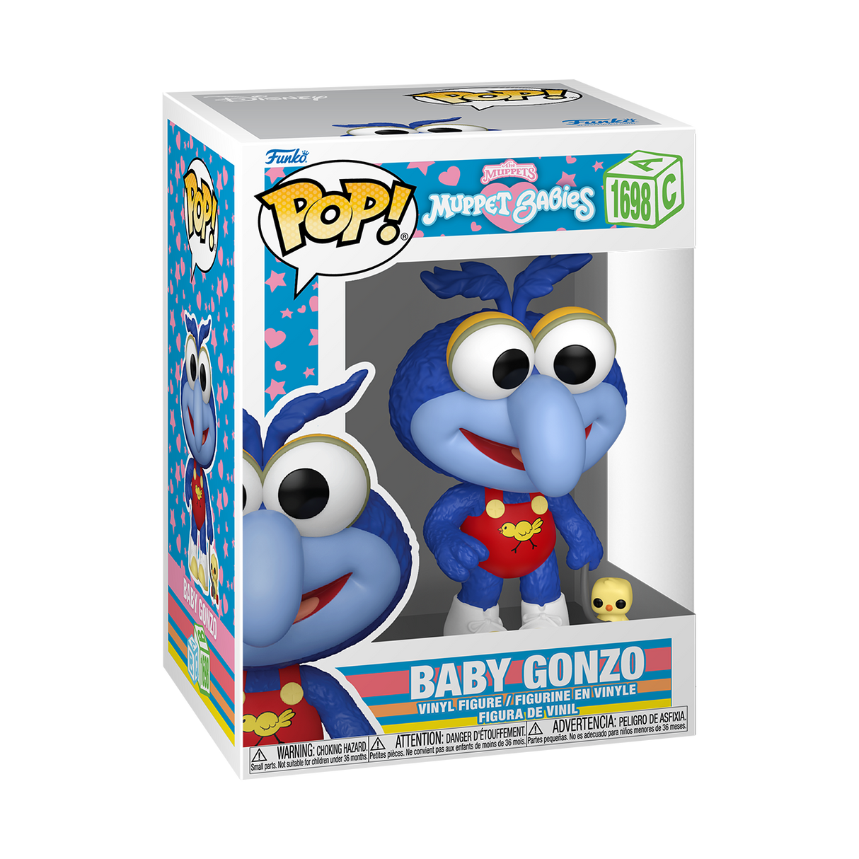 Funko Pop! Disney Muppet Babies Baby Gonzo figure with detailed cartoon character design, collectible vinyl toy from Shak's Pop Shop