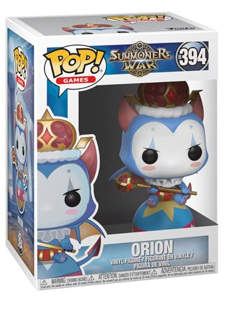 Funko Pop! Games: Summoners War Orion figure with detailed character design and vibrant colors, crafted by Shak's Pop Shop.
