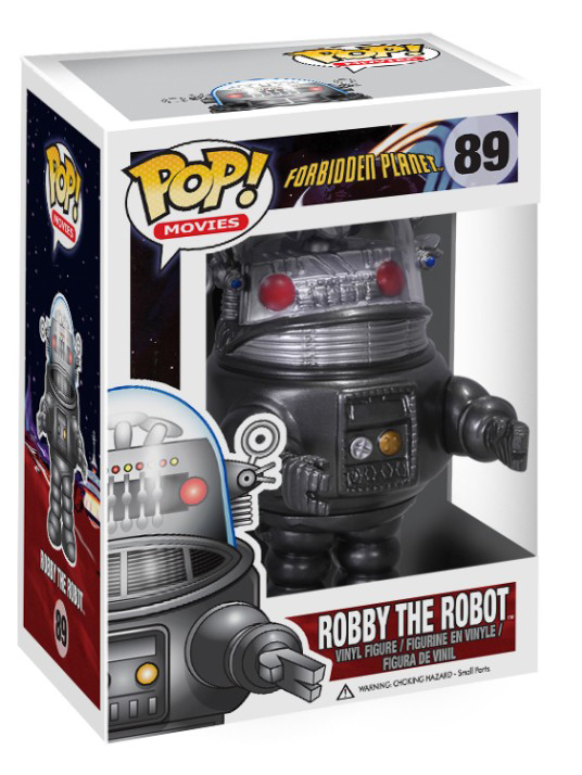 Funko Pop! Movies Forbidden Planet Robby the Robot figure with box imperfection, collectible toy from Shak's Pop Shop