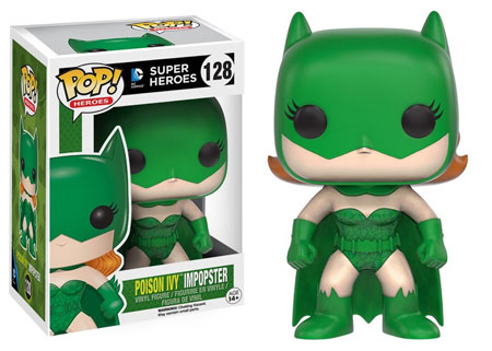 Funko Pop! Poison Ivy as Batgirl (Imposter) figure with box imperfection, collectible toy from Shak's Pop Shop.