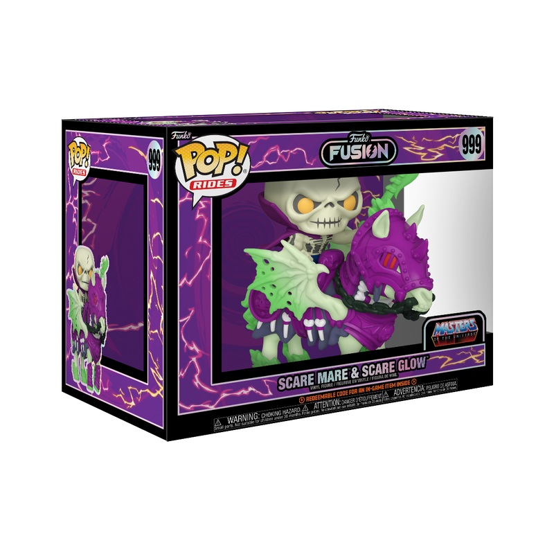 Funko Pop! Rides: Games: Funko Fusion Scare Mare & Scary Glow figures from Shak's Pop Shop, featuring detailed collectible design.