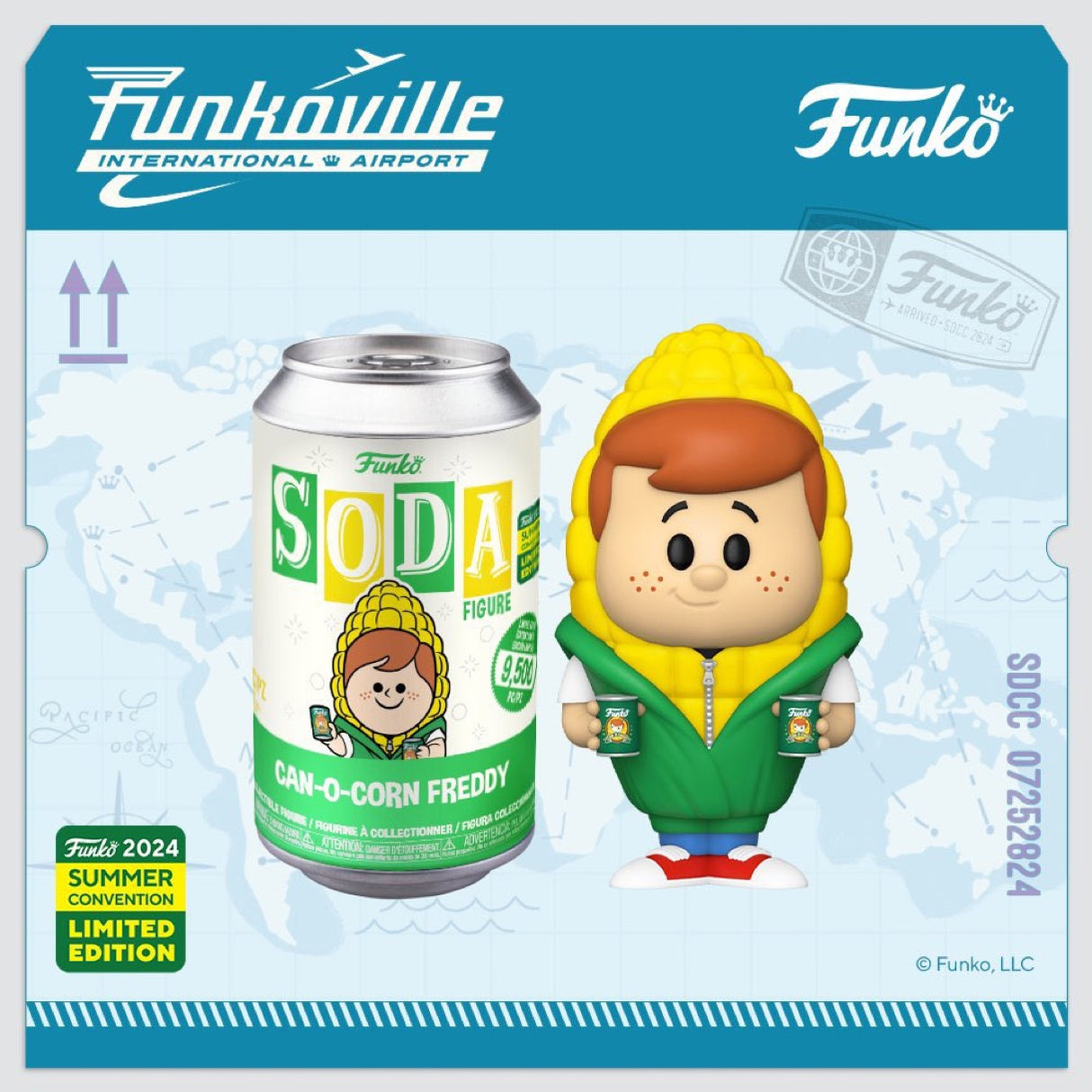 Funko Soda: Funkoville: Can-o-Corn Freddy (2024 SDCC Shared Exclusive) (L.E 9,500)
