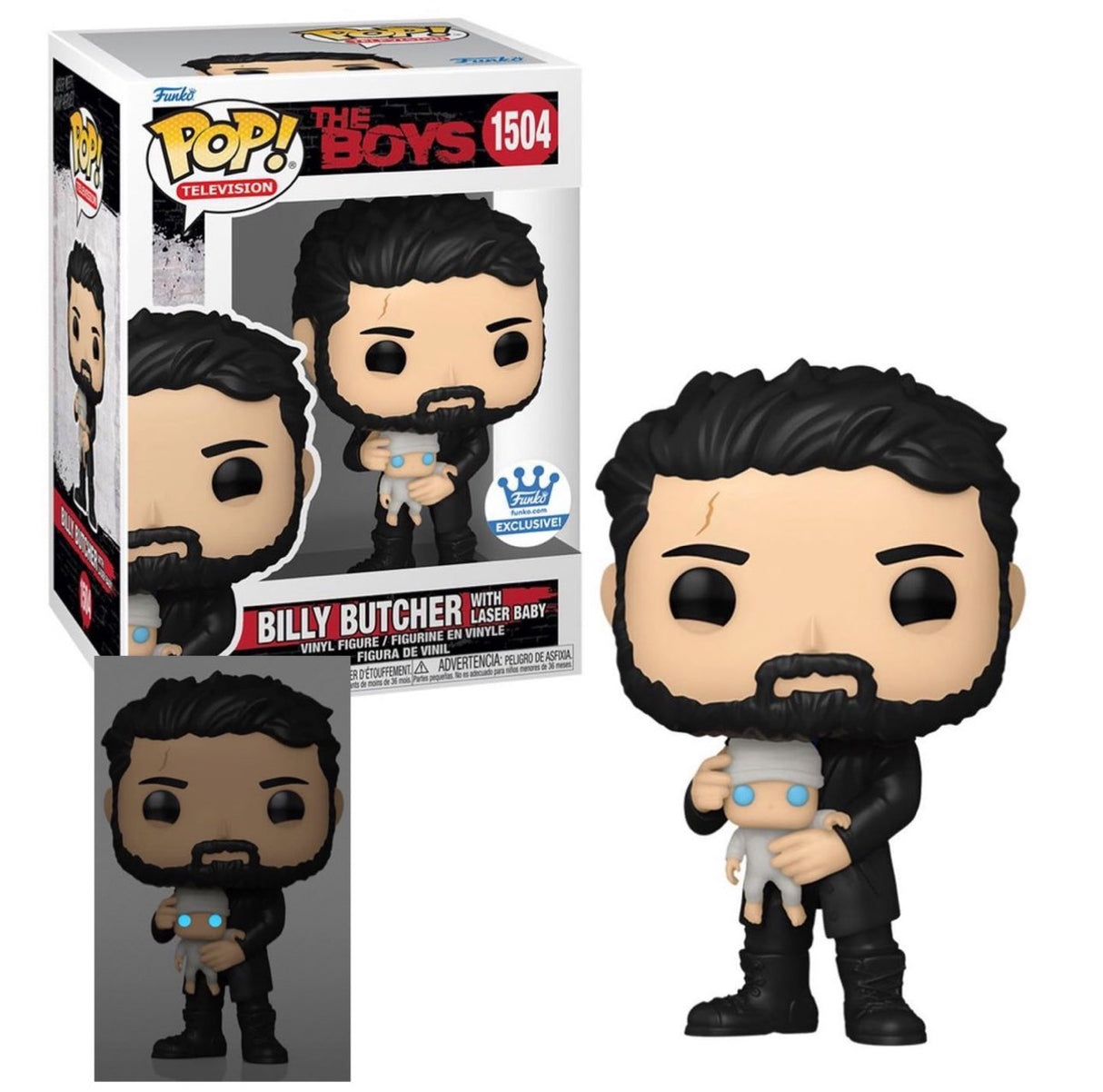 Funko Pop! Television: The Boys: Billy Butcher With Laser Baby (Funko Shop Exclusive)