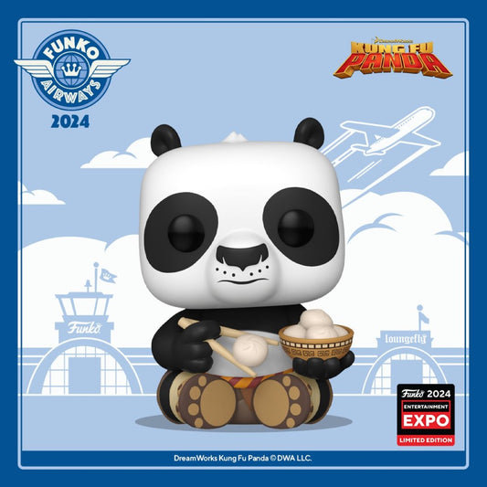 Funko Pop: Movies: Kung Fu Panda: Po With Dumplings (2024 C2E2 Shared Exclusive)