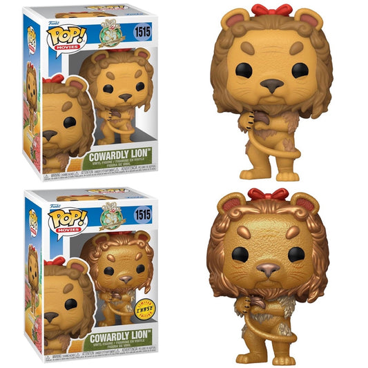 Funko Pop! Movies: Wizard Of Oz 85th Anniversary: Cowardly Lion (Chase Bundle)