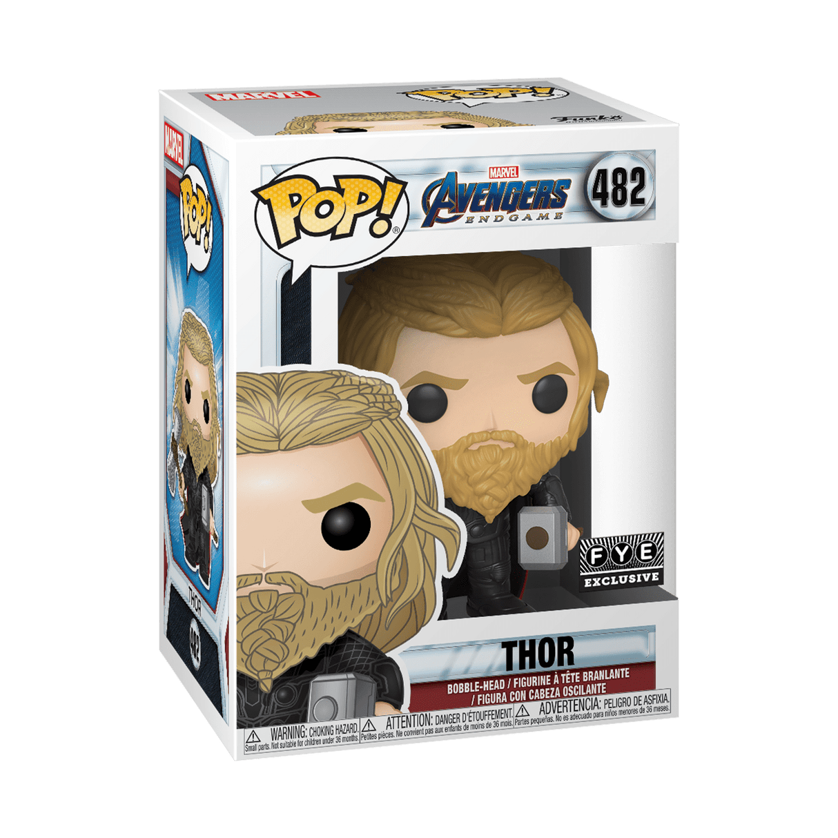 Funko Pop! Marvel: Avengers Endgame: Thor (w/ Mjolnir & Stormbreaker) (FYE Exclusive)