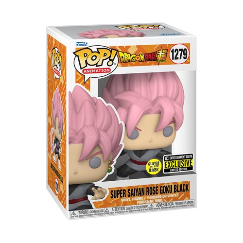 Funko Pop! Animation: Dragon Ball Z: Super Saiyan Rose Goku Black (Glow) (Entertainment Earth Exclusive) - Shak's Pop Shop