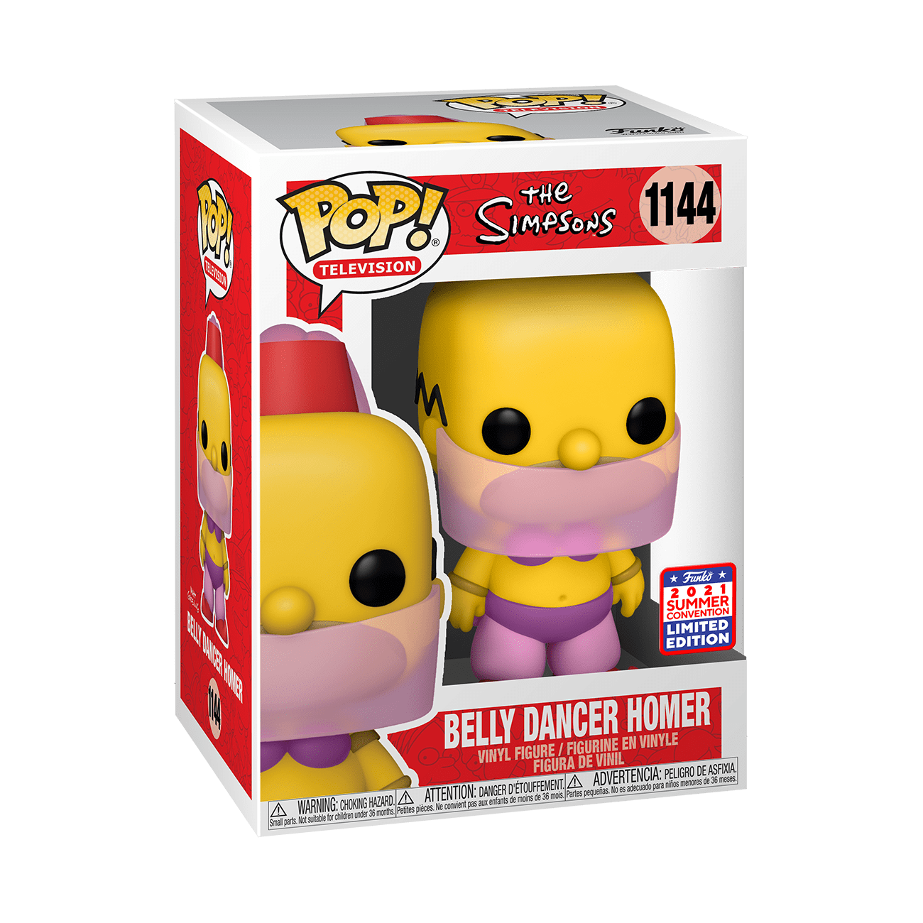 Television: The Simpsons: Belly Dancer Homer (2021 SDCC Shared Exclusive)