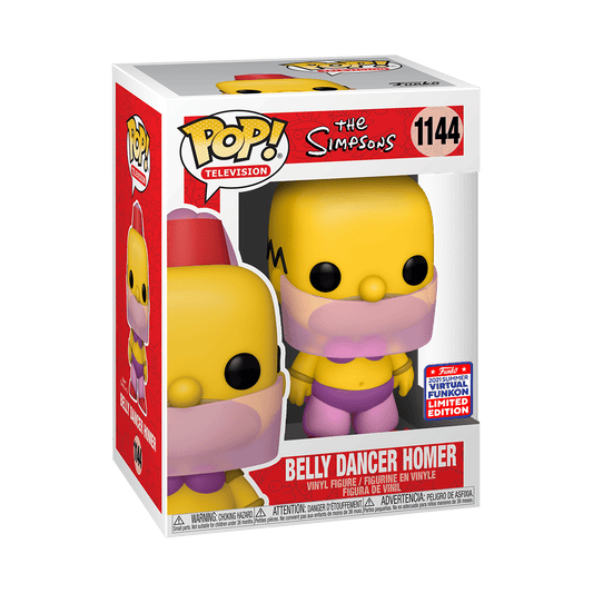 Television: The Simpsons: Belly Dancer Homer (2021 SDCC Con Exclusive)