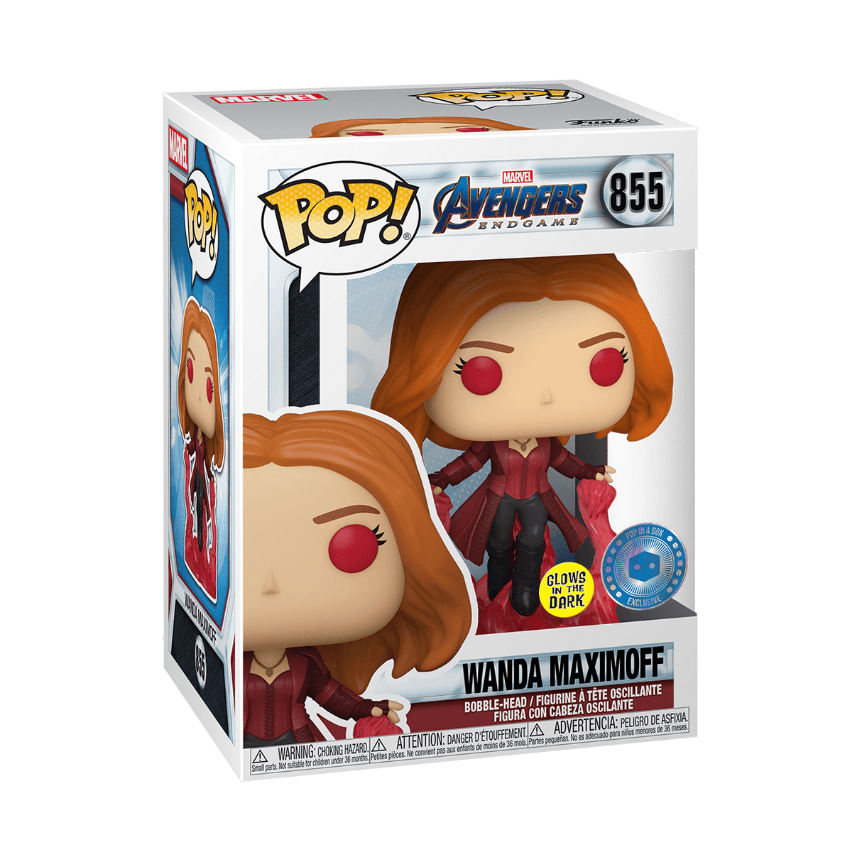 Pop! Marvel: Wanda Maximoff (Glow In The Dark) (PIAB Exclusive) (Box Imperfection)