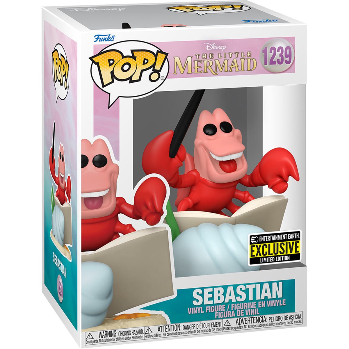 Funko Pop! Disney: The Little Mermaid: Sebastian (Entertainment Earth Exclusive)