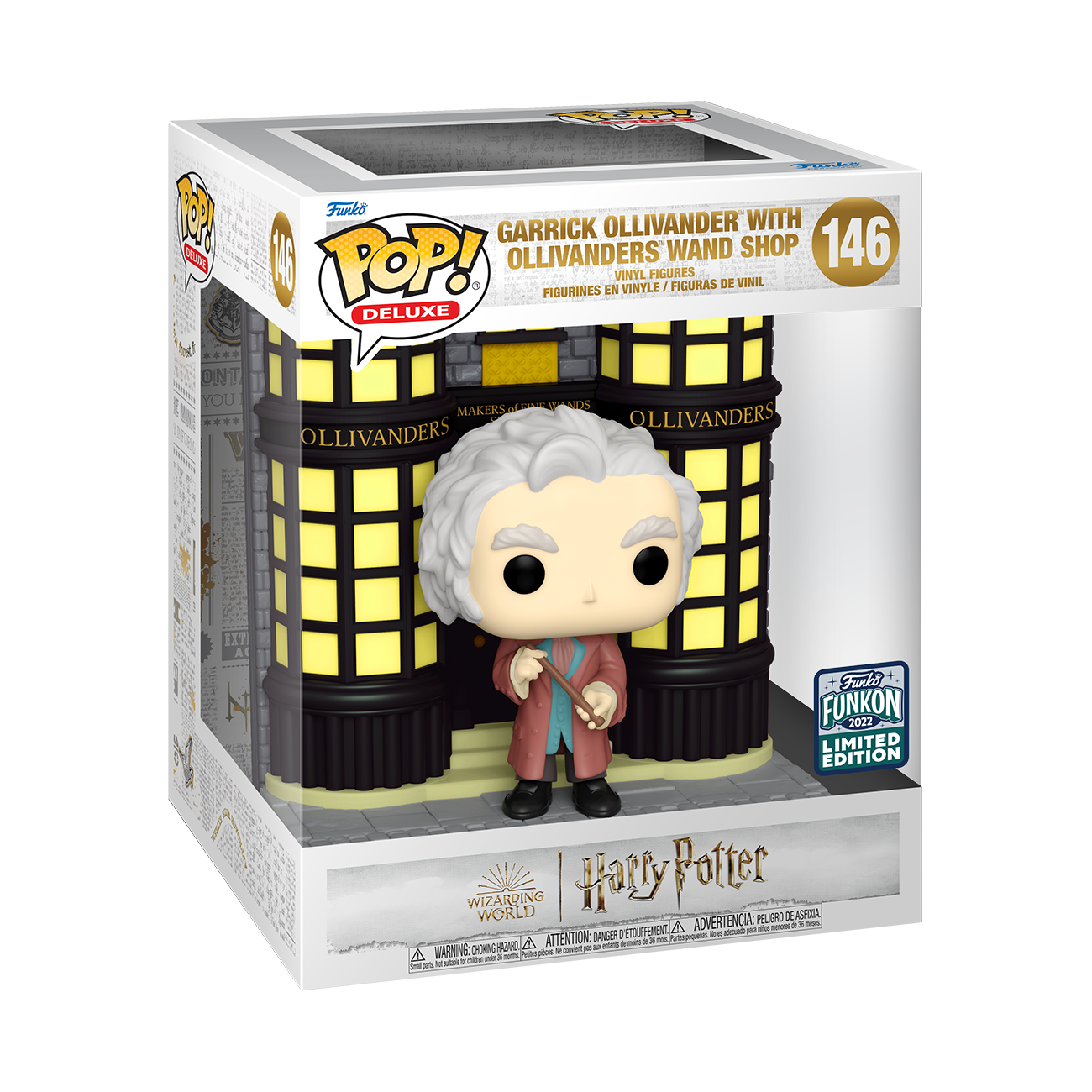 Harry Potter Diagon Alley: Ollivanders With Ollivander (2022 FunkoCon Shared Exclusive)