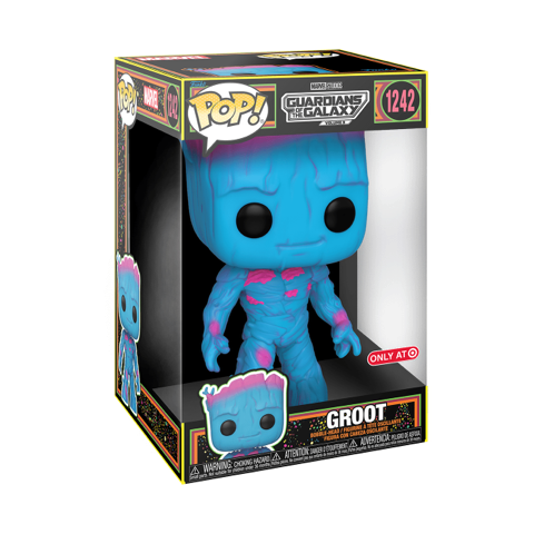 Marvel: Guardians Of The Galaxy: 10" Black Light Groot (Target Exclusive)