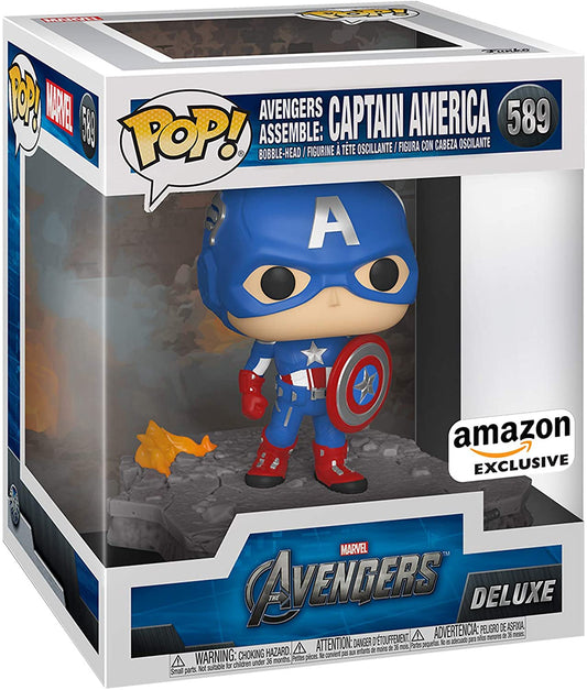 Deluxe Marvel: Avengers Assemble Series: Captain America (Amazon Exclusive)