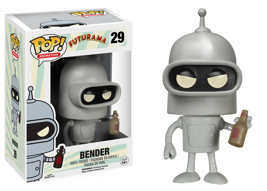 Animation: Futurama: Bender (Minor Box Imperfection) - Shak's Pop Shop