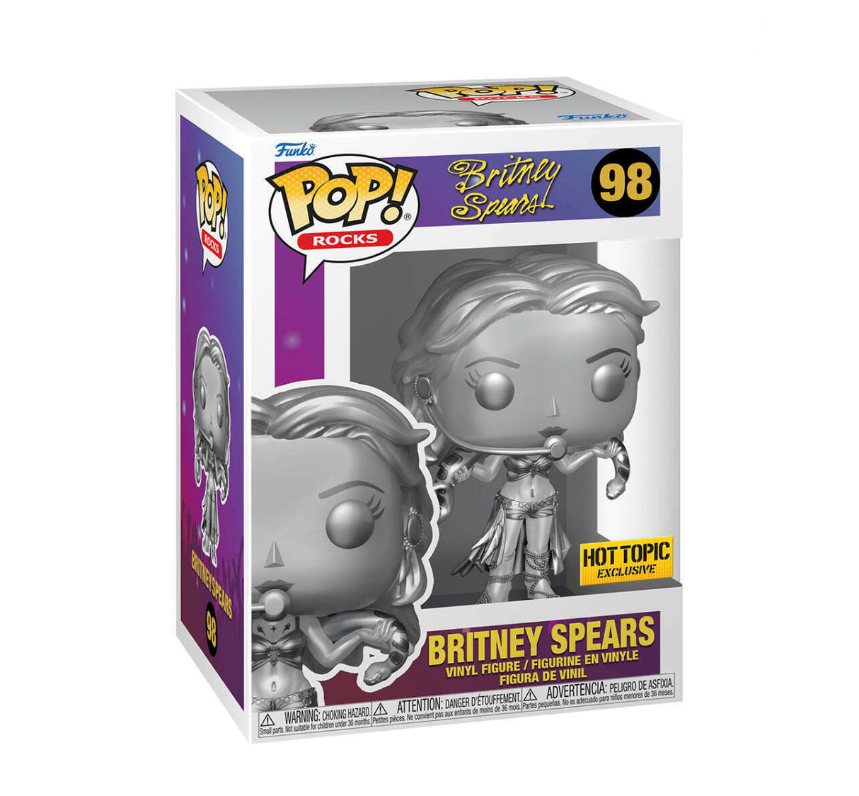 Funko Pop! Rocks: Britney Spears (Slave 4 U | Platinum) (Hot Topic Exclusive) (L.E 5,000)