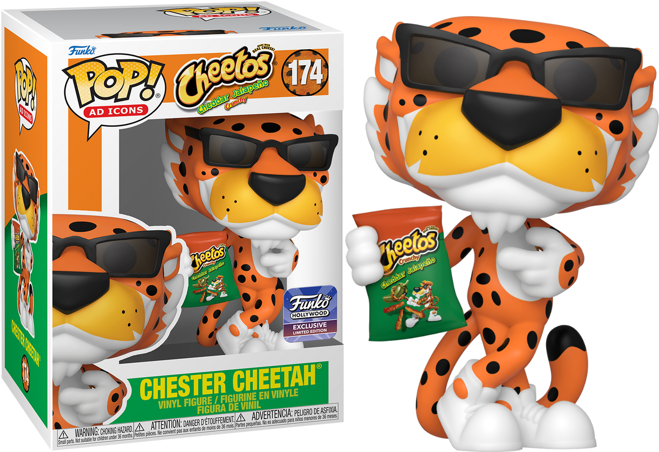 Ad Icons: Chester Cheetah (with Crunchy Jalapeno Cheetos) (Funko Hollywood Exclusive)