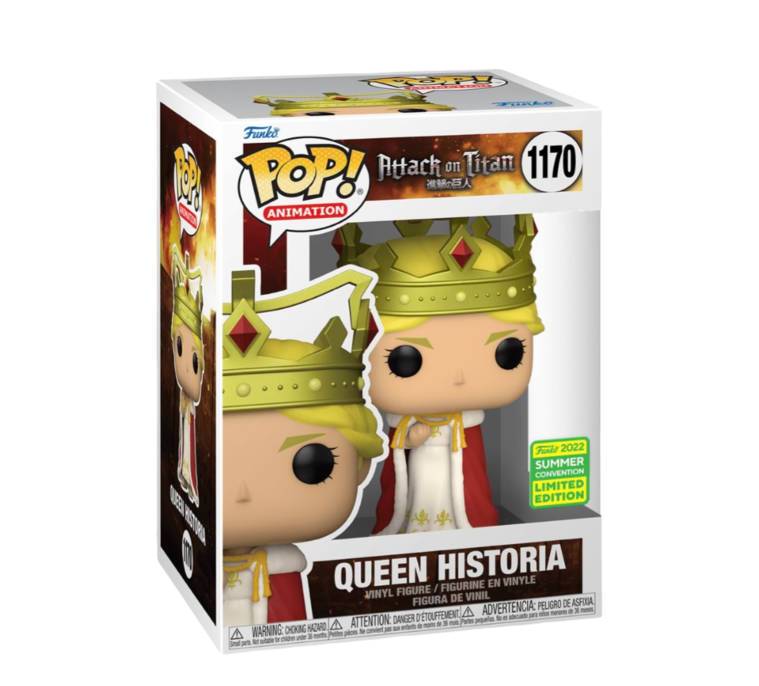 Funko Pop! Animation: Attack On Titan: Queen Historia (2022 SDCC Shared Exclusive) (Box Imperfection)